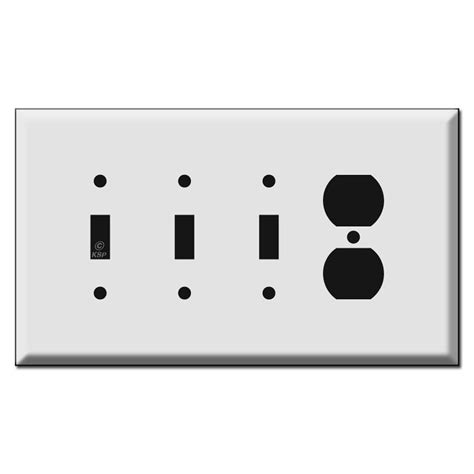 3 switch outlet cover